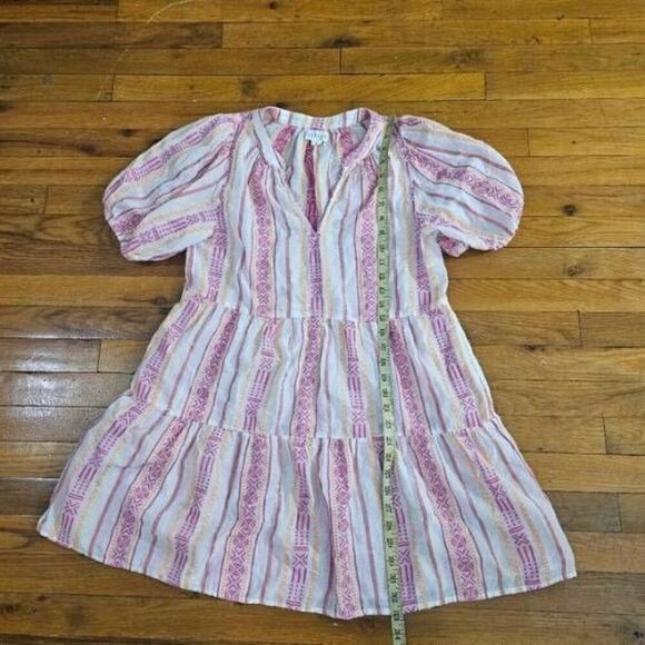 Velvet by Graham spencer Boho Dress Size XS Monique Jacquard Cotton mini dress $ - Picture 5 of 9